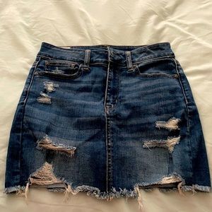 Jeans mini skirt size 4